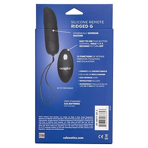 Ou Vibrator Remote Ridged G Negru Thumb 4
