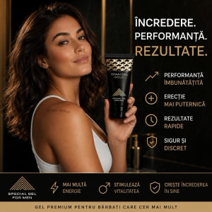Pachet Promoțional 3 x Gel Titan Gold, Pentru Bărbați, 50 ml Thumb 4