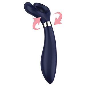 Vibrator Cuplu Partner Multifun 3 Albastru Thumb 5