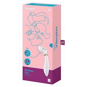 Vibrator Pentru Cuplu Multifun 3 Alb Thumb 3