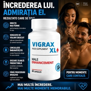 Pastile Creștere Penis Vigrax XL 60capsule Thumb 3