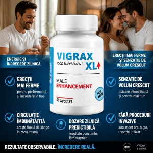 Pastile Creștere Penis Vigrax XL 60capsule Thumb 5