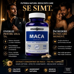 Pastile Maca 750mg 100 capsule Thumb 2