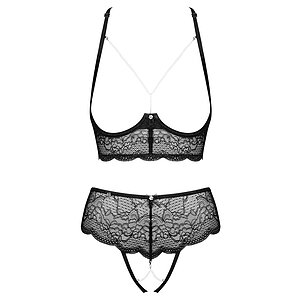 Set Obsessive Pearlove Negru XS-S Thumb 2