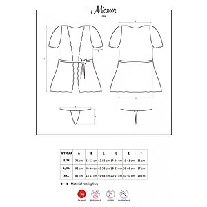 Halat Obsessive Miamor Negru S-M Thumb 4