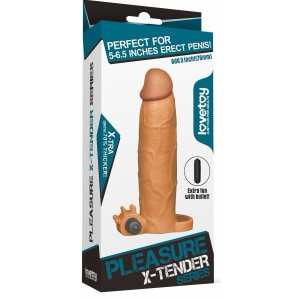 Pleasure X-Tender Extensie Penis +7,6 cm Vibrant Lovetoy Thumb 5