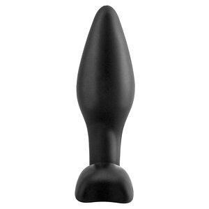Plug Anal Mini Silicone Negru Thumb 1