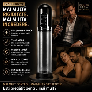 Pompă Penis X-MEN Electric Negru Thumb 2