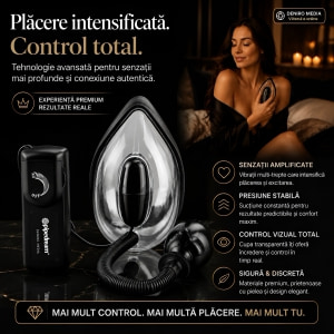 Pompă Vagin Și Clitoris Cu Vibrații Transparent Thumb 5