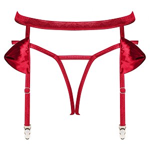 Portjartier Obsessive Rubinesa Roșu S-M Thumb 3