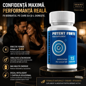 Pastile Potent Forte Plus 15 capsule Thumb 1
