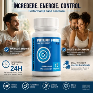 Pastile Potent Forte Plus 15 capsule Thumb 3