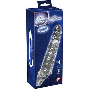 Prelungitor Crystal Skin Penis Sleeve Transparent Thumb 6