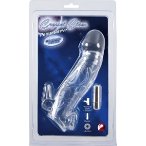 Prelungitor Penis Vibrator Crystal Skin Transparent Thumb 9