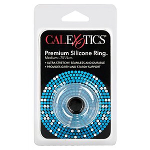 Inel Penis Premium Silicone Medium Transparent Thumb 1