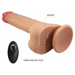 Pretty Love Jonathan – Vibrator Realist 21 cm, 3+3 Funcții Thumb 7