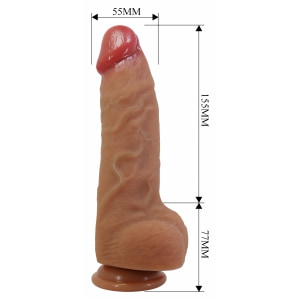 Pretty Love Najm 23.2cm – Realism Tactil și Ventuză Pentru Fixare Thumb 10