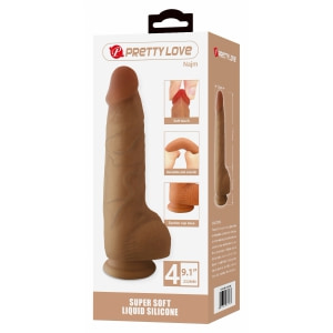 Pretty Love Najm 23.2cm – Realism Tactil și Ventuză Pentru Fixare Thumb 12
