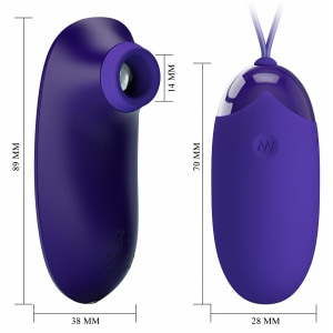 Pretty Love Orthus — Ou Vibrator 12 Funcții, Reîncărcabil Violet Thumb 9
