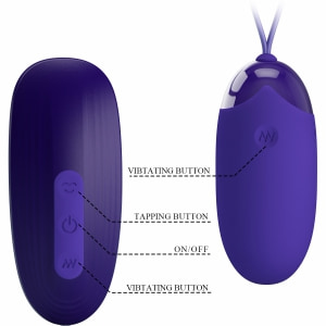 Pretty Love Orthus — Ou Vibrator 12 Funcții, Reîncărcabil Violet Thumb 7