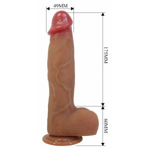 Pretty Love Orton - Dildo Realist Din silicon, Ventuză Thumb 9