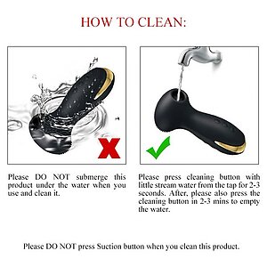 Stimulator Clitoris Pretty Love Royal Pleasure Negru Thumb 8