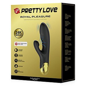 Vibrator Pretty Love Royal Pleasure Naughty Play Negru Thumb 8