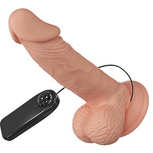 Pretty Love Zebulon — Vibrator Realist 19,4 cm cu Ventuză Thumb 4