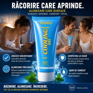 PRORINO Cooling Gel – Efect de Răcire Cu Mentol 100ml Thumb 2