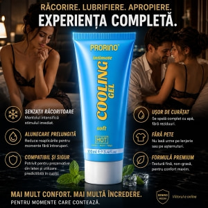 PRORINO Cooling Gel – Efect de Răcire Cu Mentol 100ml Thumb 1