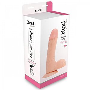 Vibrator Realistic Real Rapture 20cm Thumb 1