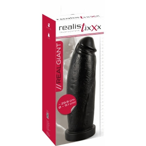 Realistixxx Real Giant XXL, 29,8×9,1 cm cu Ventuză Negru Thumb 16