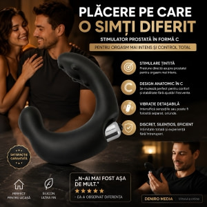 Rebel Prostate Stimulator Negru Silicon Thumb 7