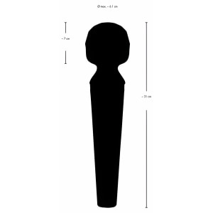 Rechargeable Power Wand You2Toys Negru Thumb 11