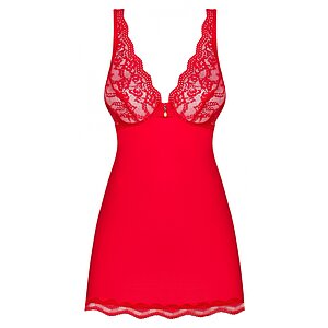 Babydoll Obsessive Luvae Rosu L-XL Thumb 2