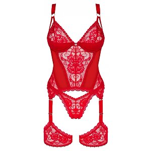Corset Obsessive Belovya Rosu XS-S Thumb 2