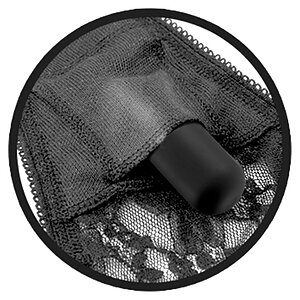 Chiloți Vibratori Fetish Fantasy Series Negru Thumb 2