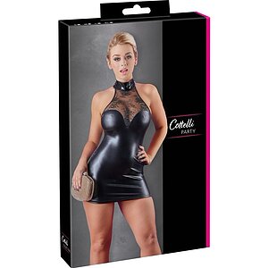 Rochie Cottelli Collection Lace Negru S Thumb 4