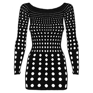 Rochie Obsessive Rocker Negru S-L Thumb 1