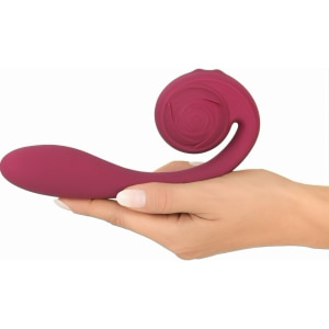 Rosenrot Vibrator Flexibil, 2 Motoare, 10 Moduri Roșu Thumb 7
