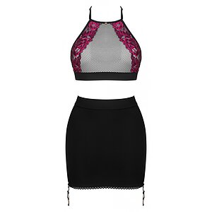Set Top Skirt Rosenty Negru XS-S Thumb 2