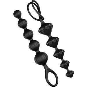 Set Bile Anale Satisfyer Beads Negru Thumb 1