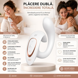 Satisfyer G For Goddess 1 12 Programe Reîncărcabil Alb Thumb 4