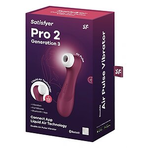 Satisfyer Pro 2 Generation 3 Air Pulse Roșu Thumb 4