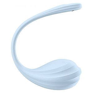 Satisfyer Smooth Petal Connect Vibrator Purtabil 12 Moduri Albastru Thumb 7