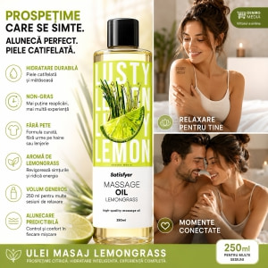 Satisfyer Ulei De Masaj Lemongrass 250 ml — Revigorant Thumb 1