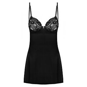 Chemise Obsessive Serena Love Negru XS-S Thumb 2