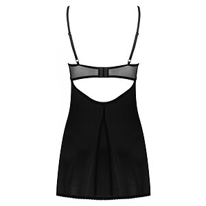 Chemise Obsessive Serena Love Negru XS-S Thumb 3