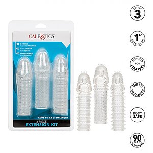 Set 3 Piese Prelungitoare Extension Transparent Thumb 4