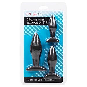 Set Anal Silicone Exerciser Negru Thumb 1